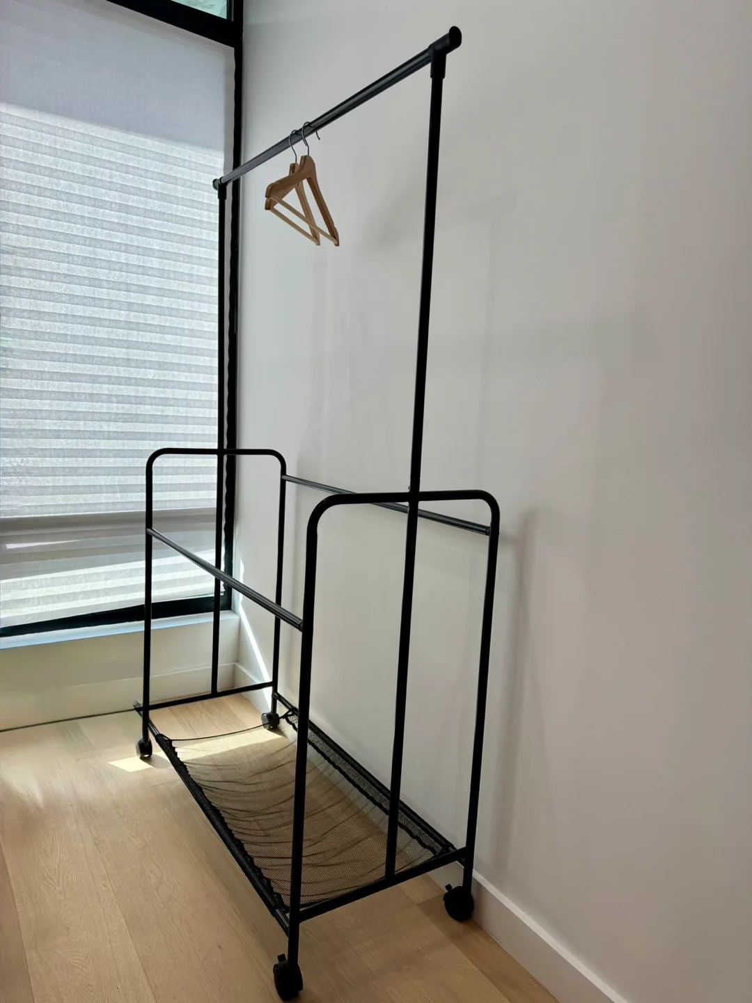 Black Rolling Garment Rack thumbnail