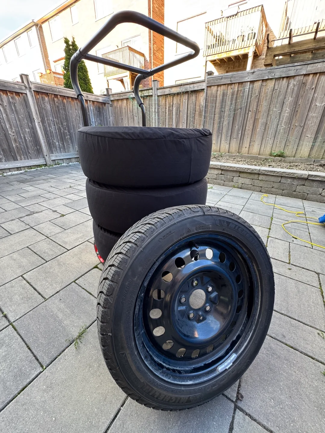 Michelin X-Ice Snow (205/55 R17) Winter Tires Set + Steel Rims