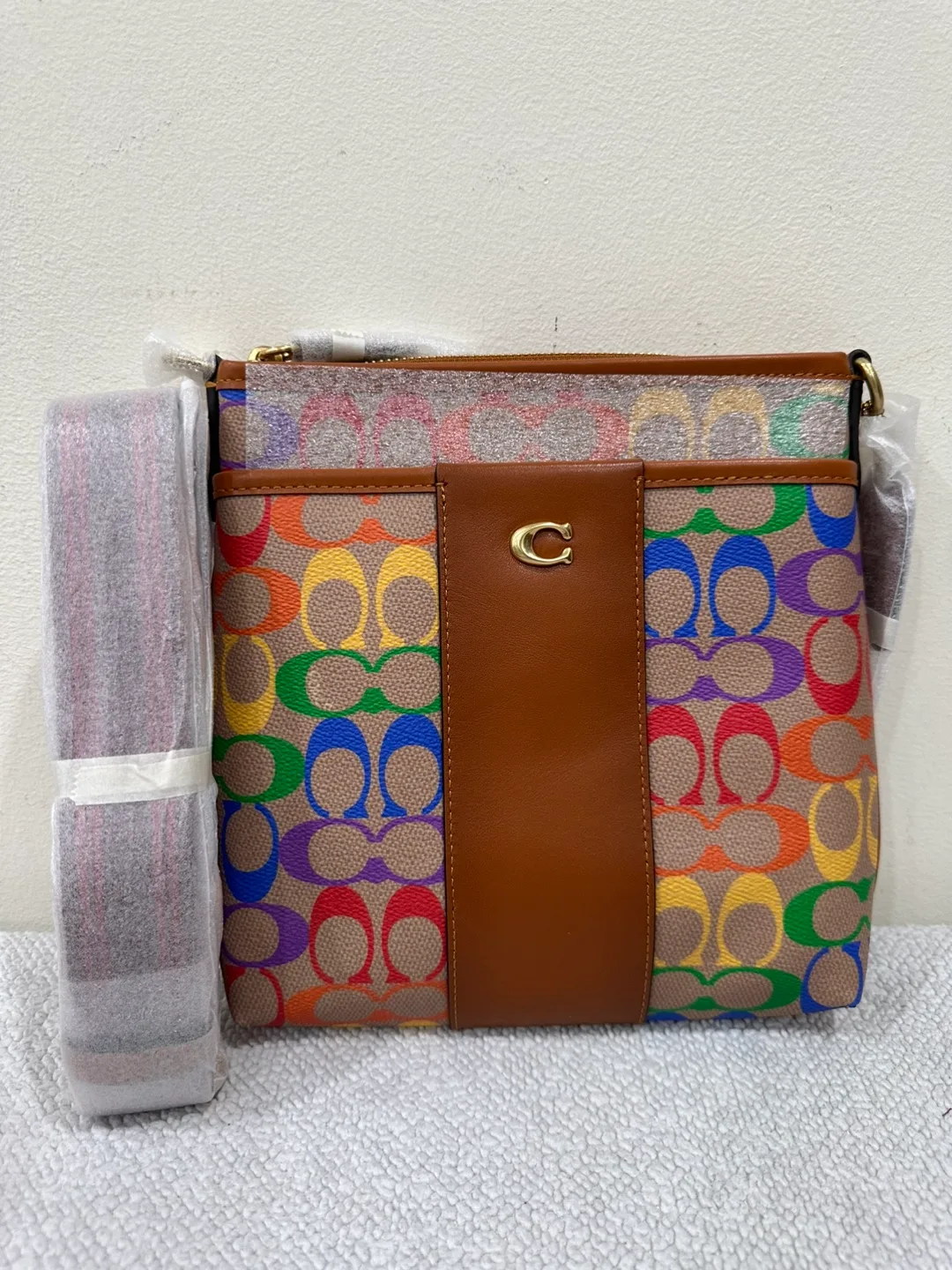 Coach Rainbow Print Crossbody Bag thumbnail