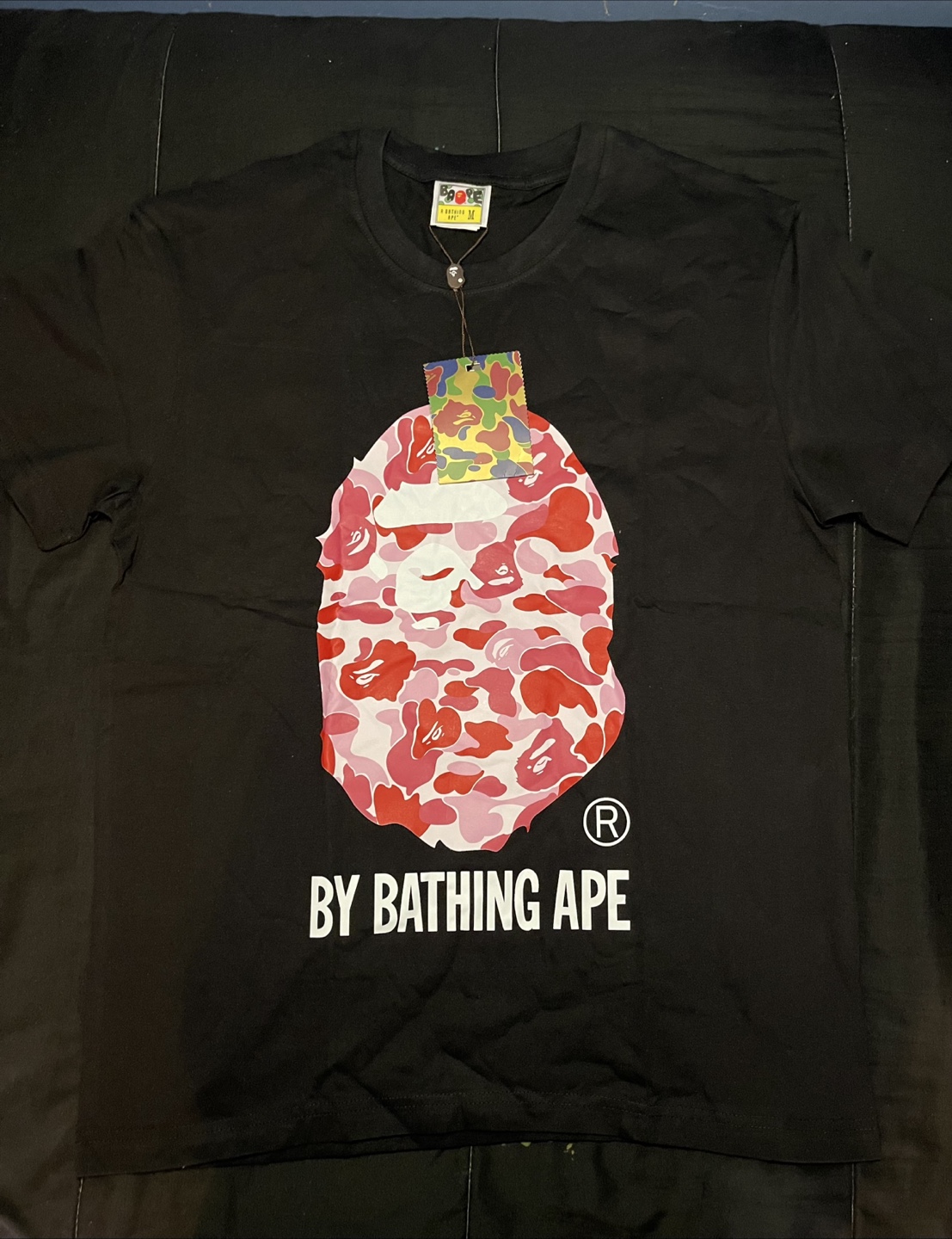 Black pink Bape shirt