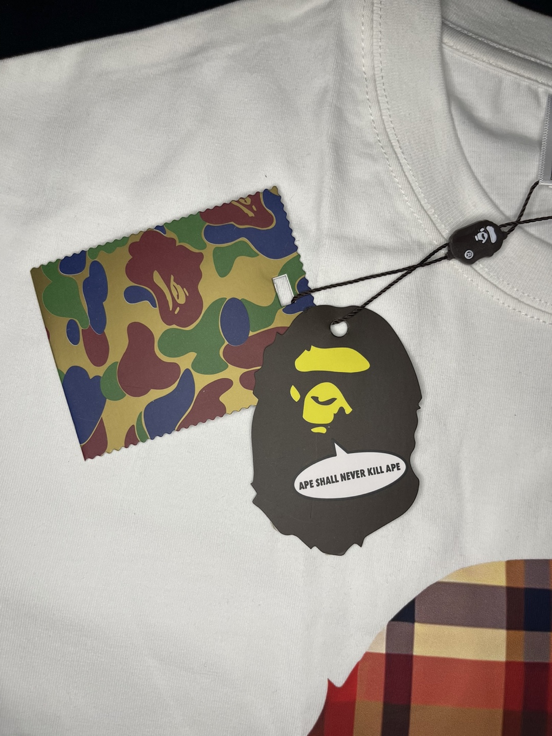 White Burberry Bape shirt - photo 3