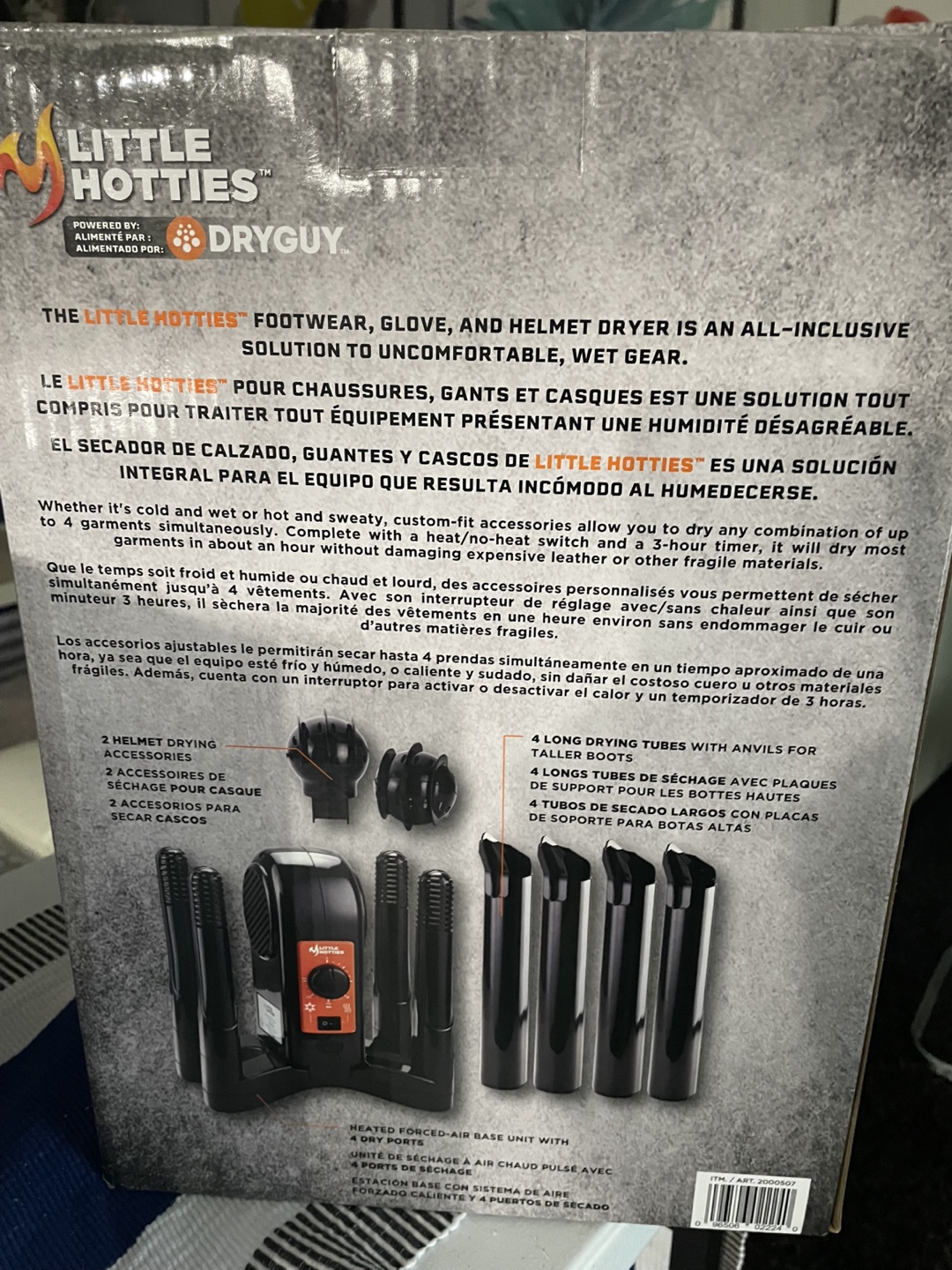 Little Hotties DryGuy Footwear, Glove and Helmet Dryer - photo 3