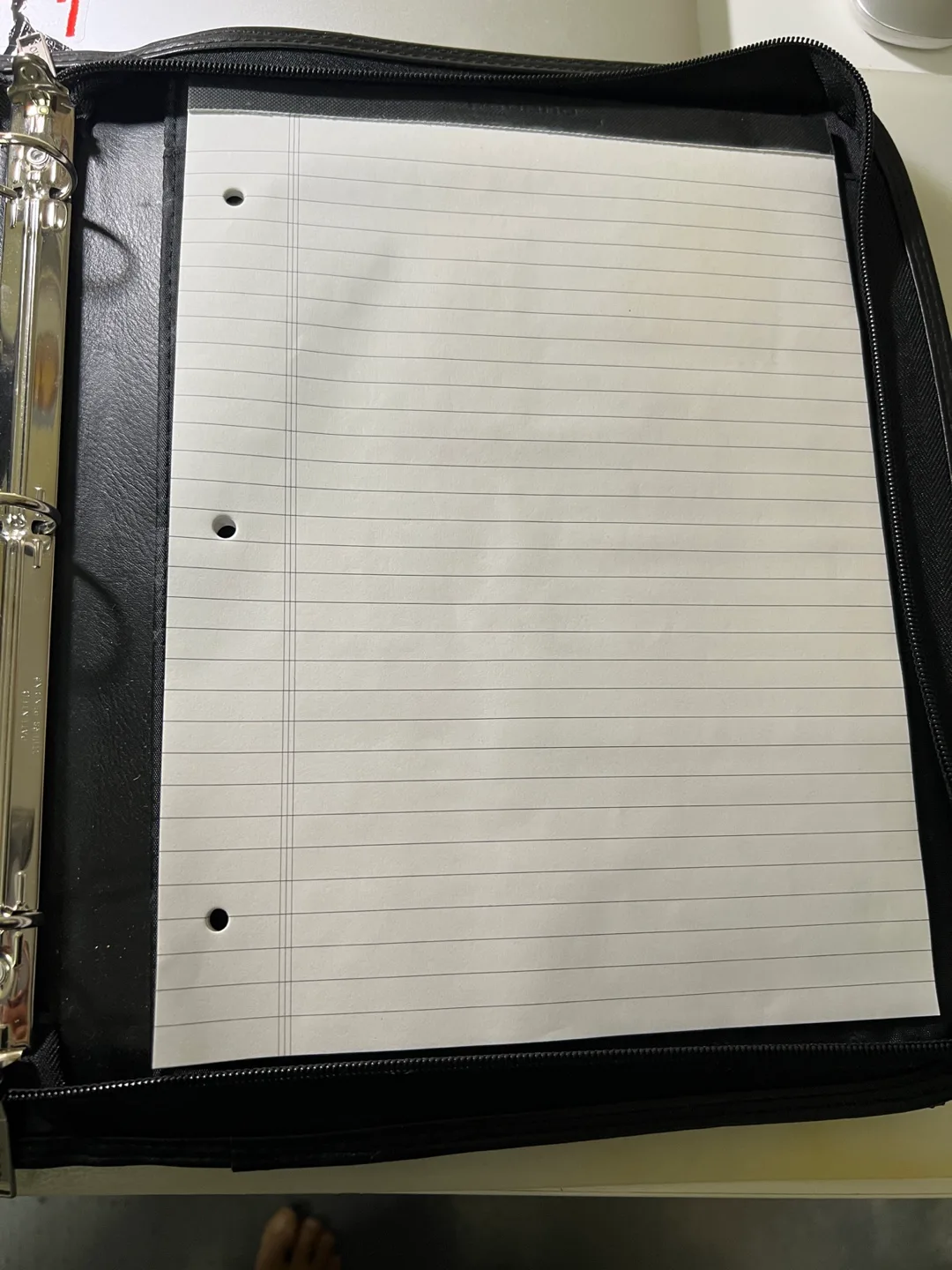 Pedano Black Leather Portfolio with Calculator image indicator(4)