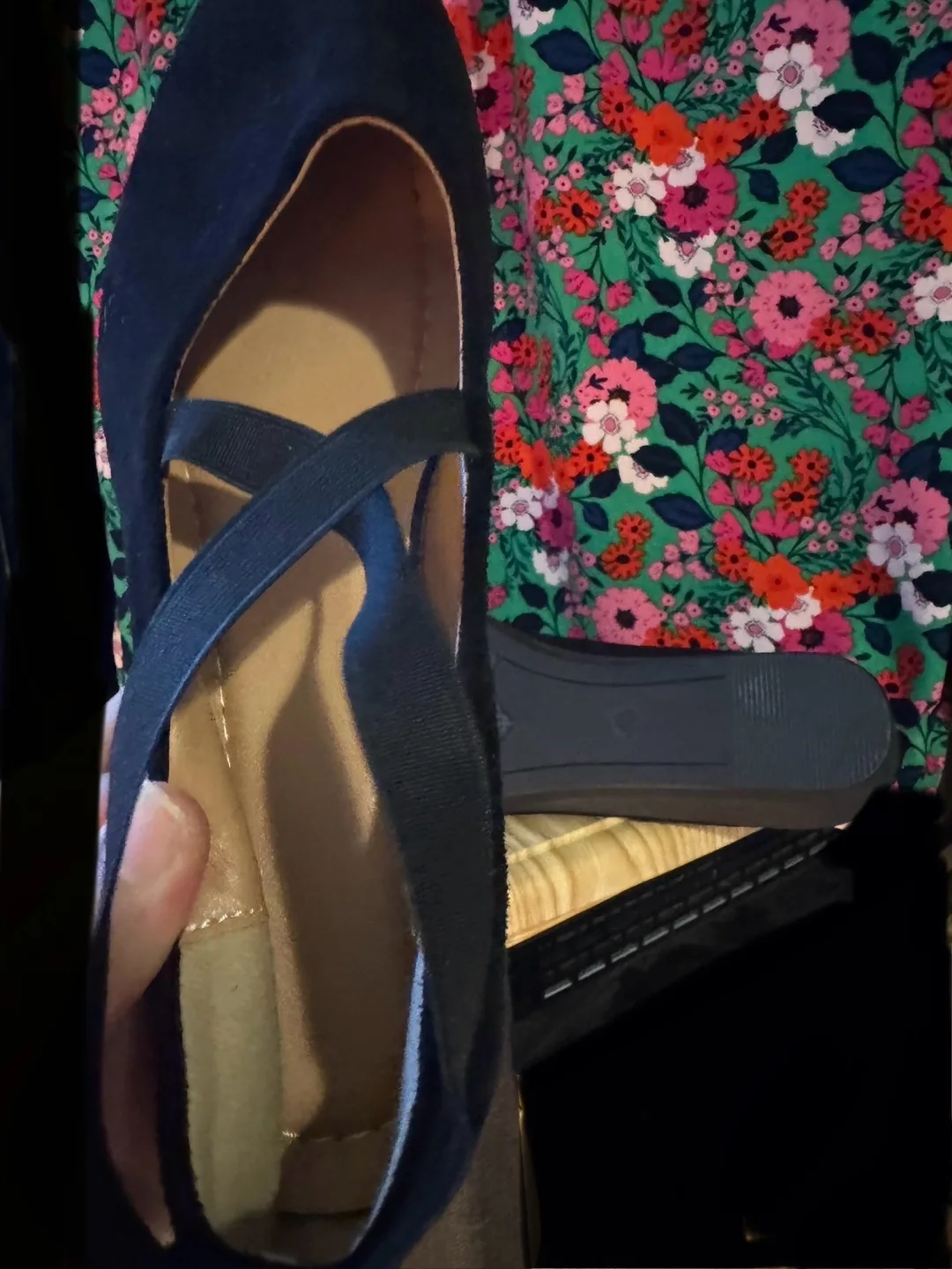 Black Suede Flats image indicator(5)