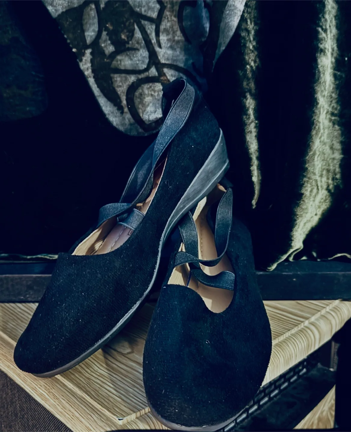 Black Suede Flats image indicator(3)