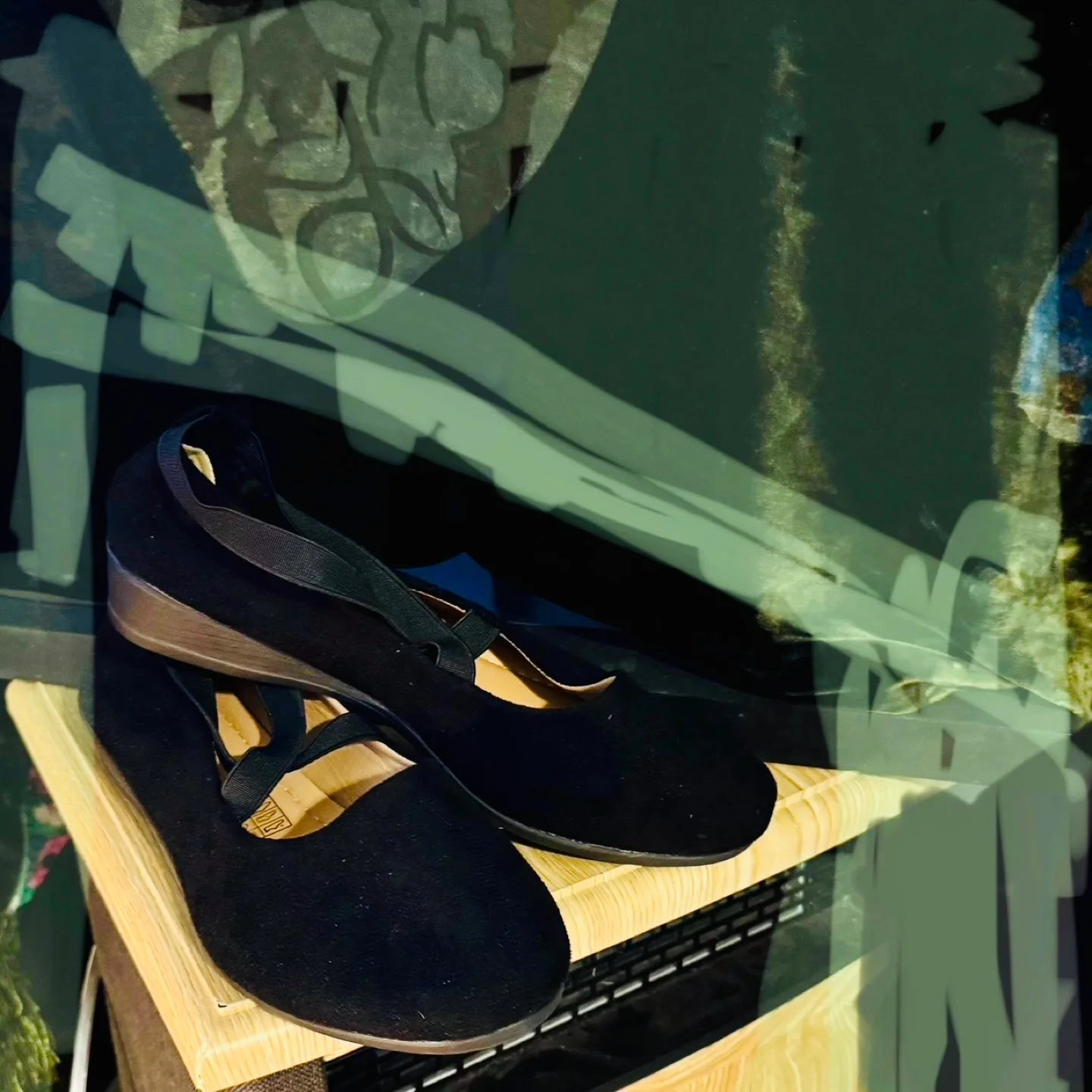 Black Suede Flats image indicator(2)