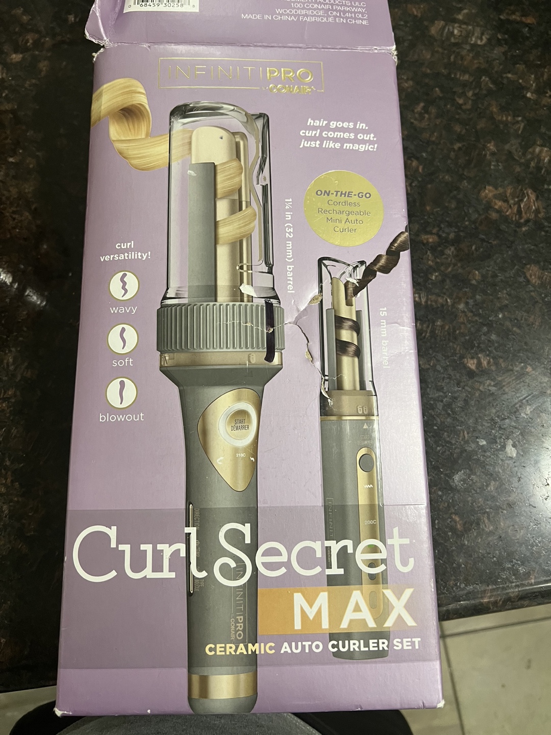Infinitipro by Conair Curl Secret Max Automatic Curling Iron