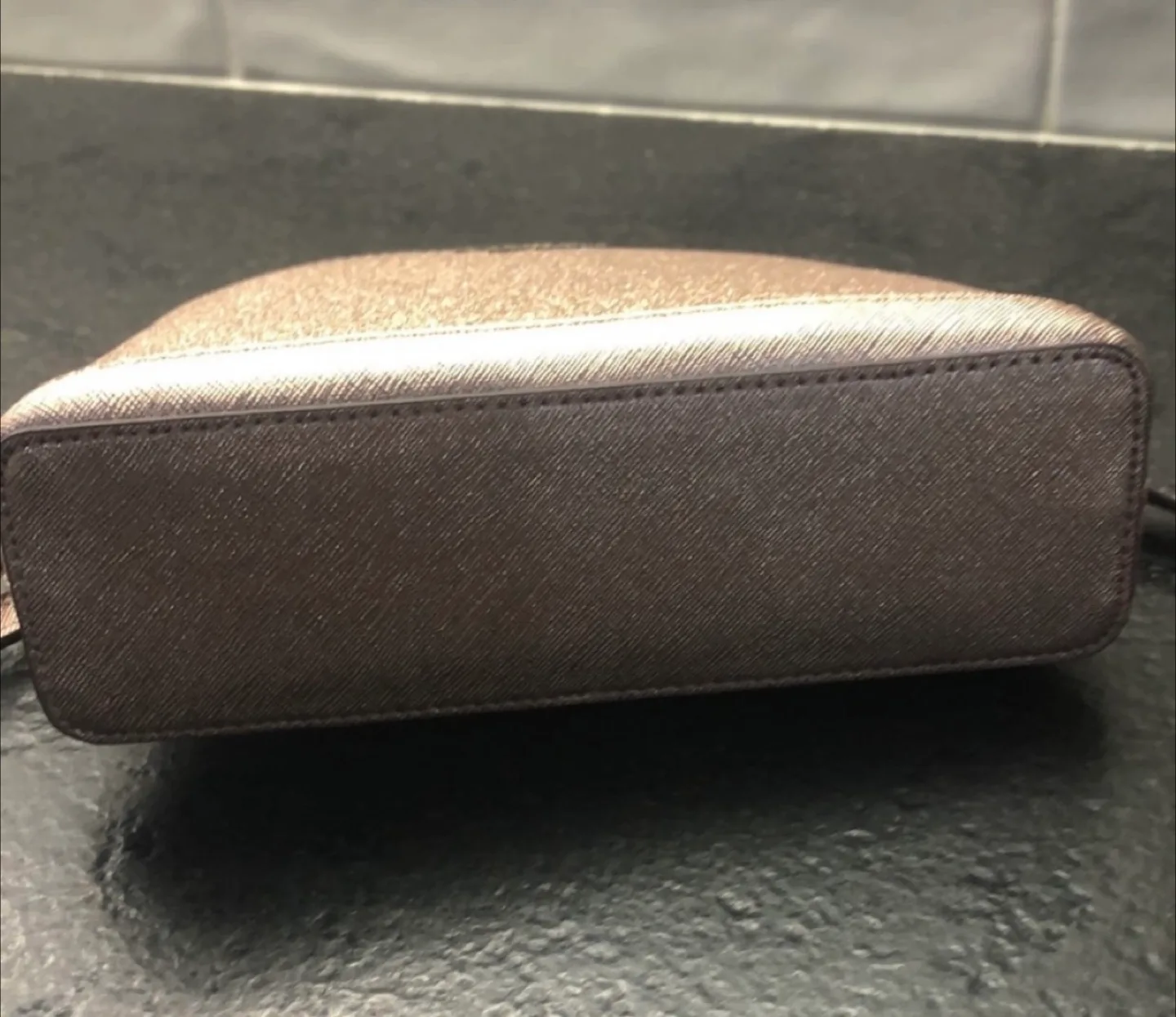 Kate Spade Rose Gold Tinsel Dome Glitter Crossbody Bag image indicator(5)