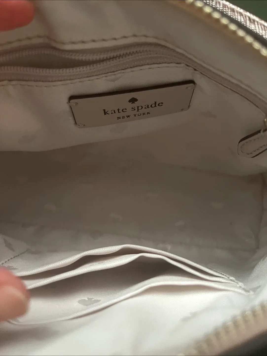 Kate Spade Rose Gold Tinsel Dome Glitter Crossbody Bag image indicator(8)