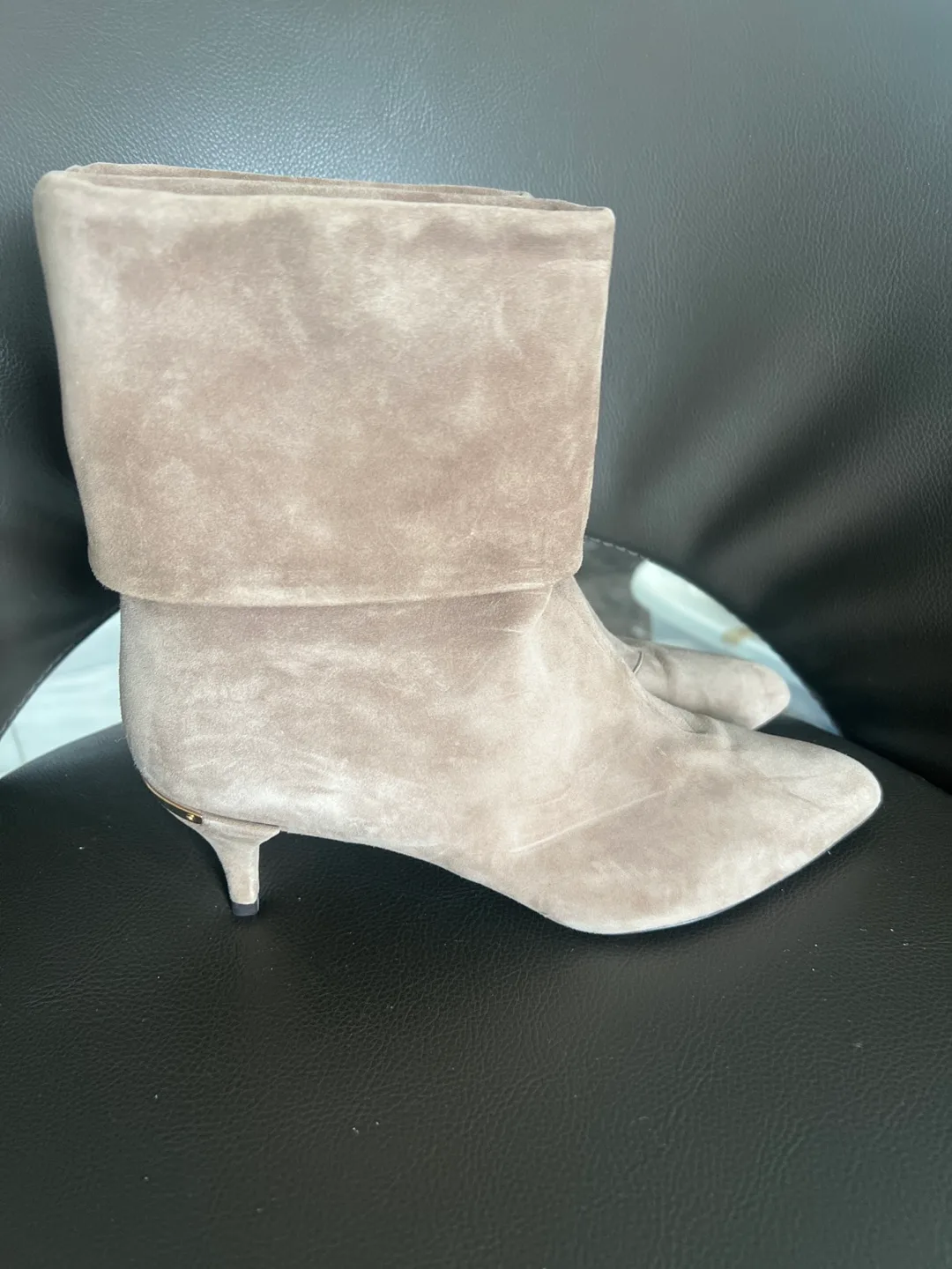 Louis Vuitton suede boots in excellent condition thumbnail