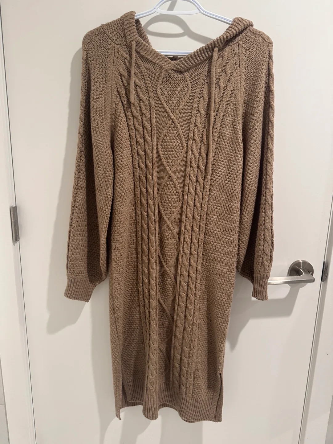 GRL Cable Knit Sweater Dress thumbnail