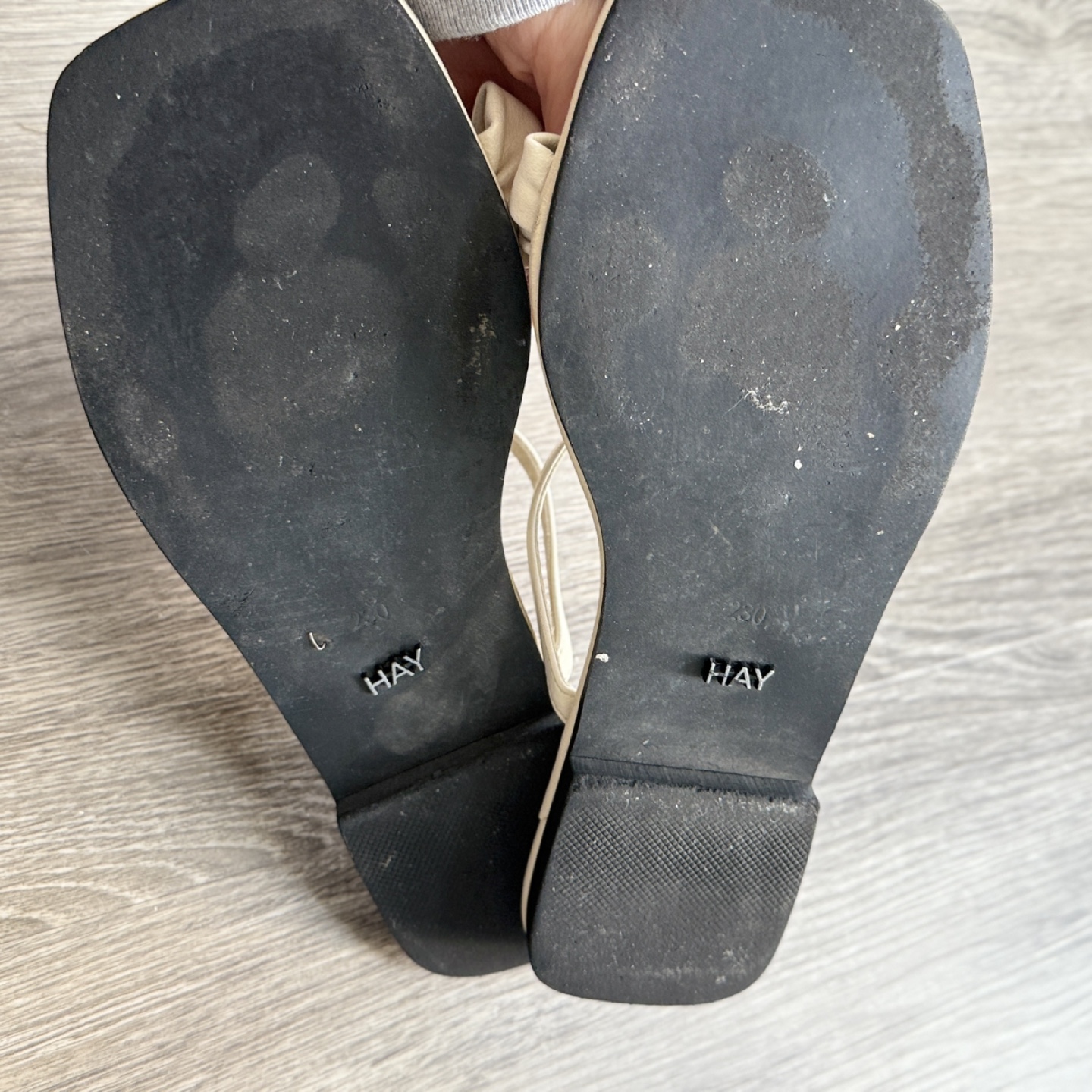 HAY Cream Coloured Sandals 230-235 - photo 3
