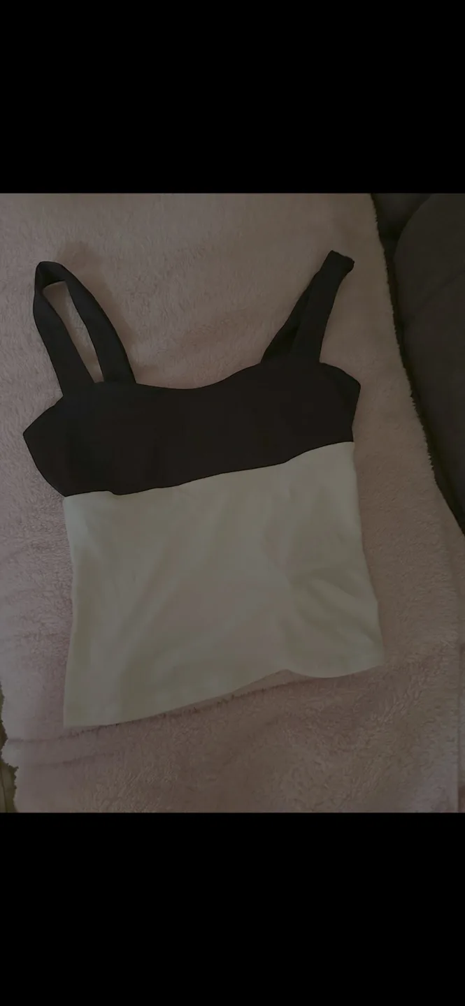 white and black Tank Top thumbnail