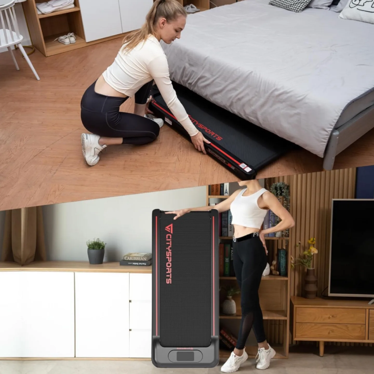 CITYSPORTS Walking Pad Treadmill image indicator(2)