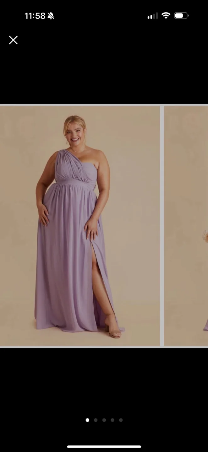 Violet Bridesmaid Dress thumbnail