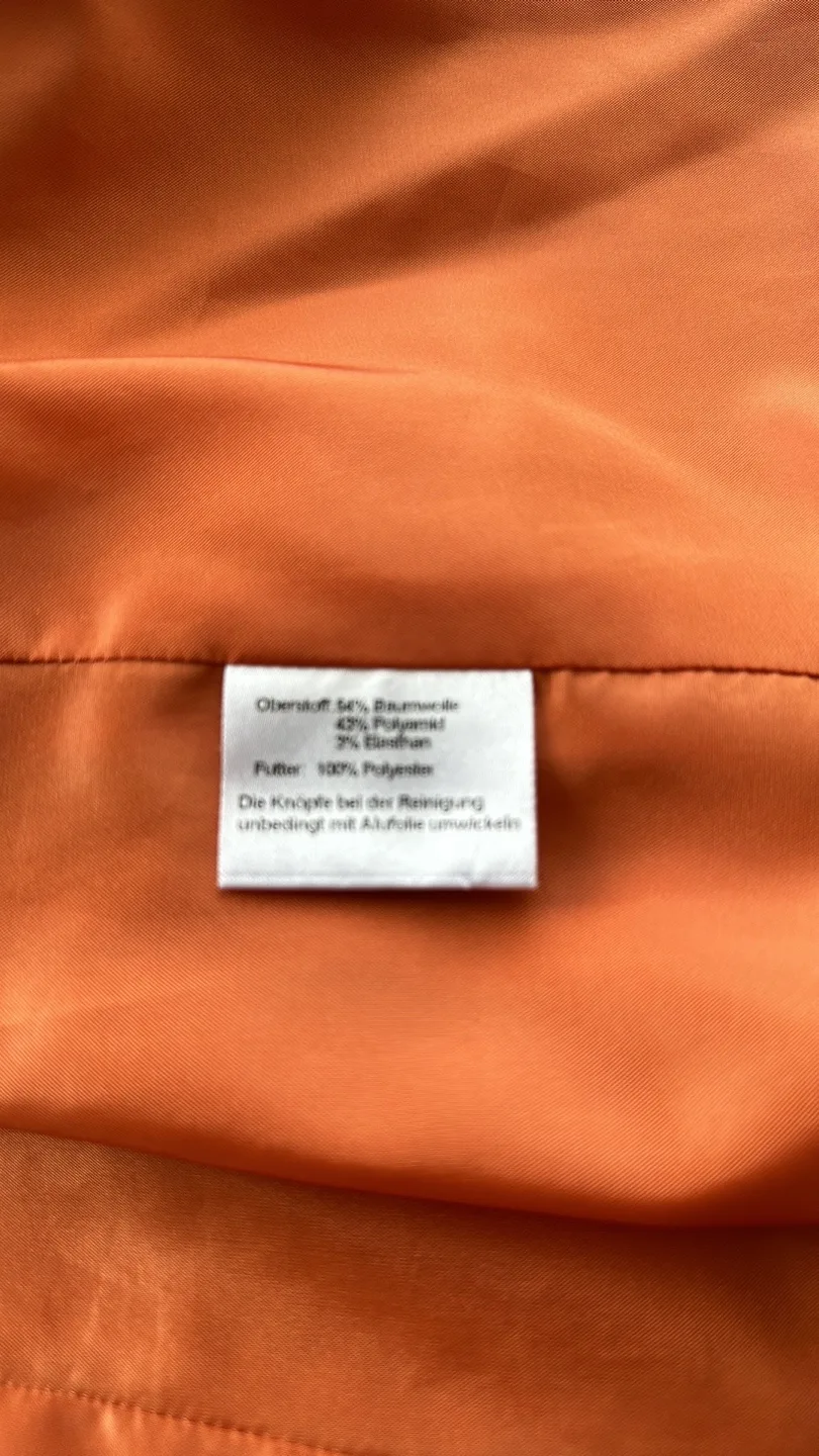 HALLHUBER Burnt Orange mid-length trench * Euro size 34 US XS image indicator(8)