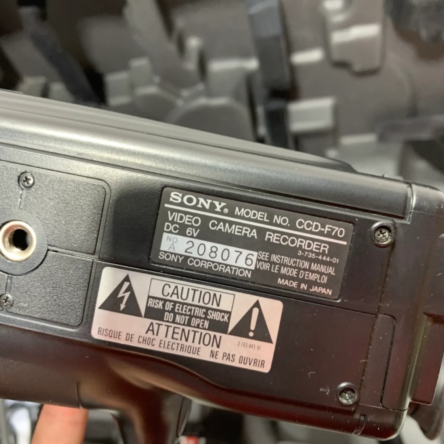 Sony Video 8 Camera Recorder CCD-F70 Kit image indicator(9)