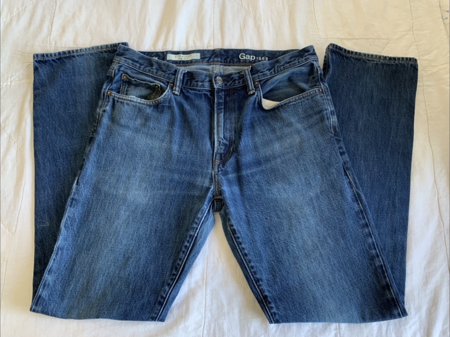 Gap Straight Fit Jeans - 33 x 34