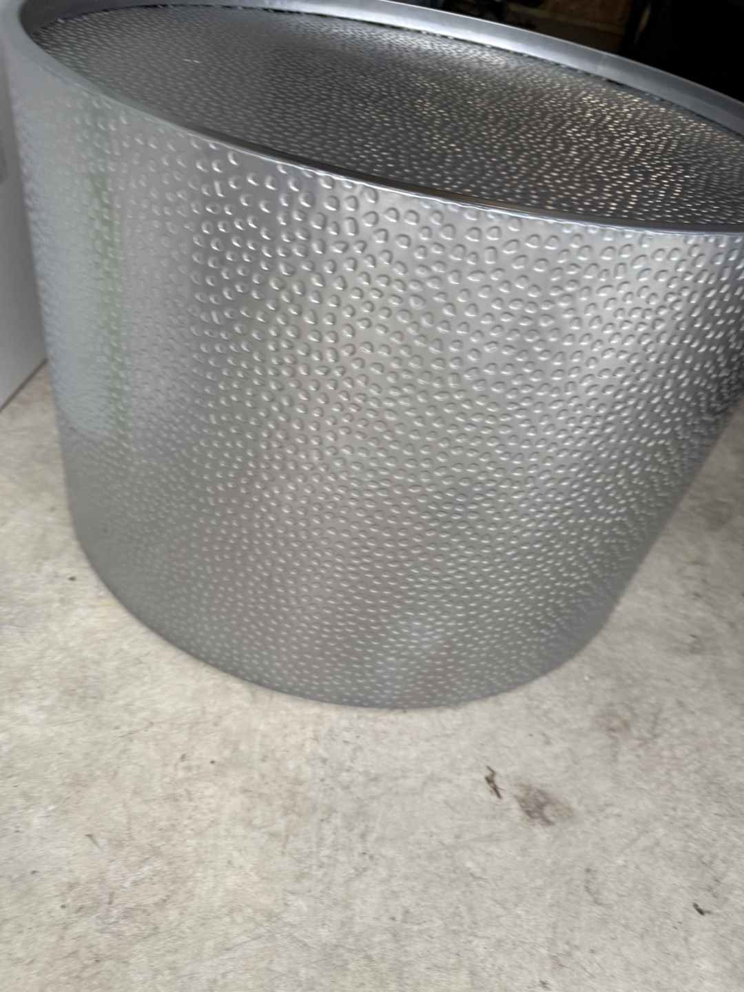 Silver Metal Coffee Table - photo 2
