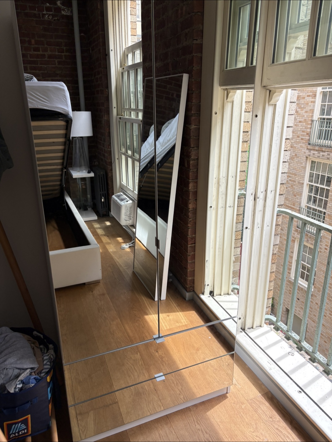 Two mirror wardrobes. Great condition.