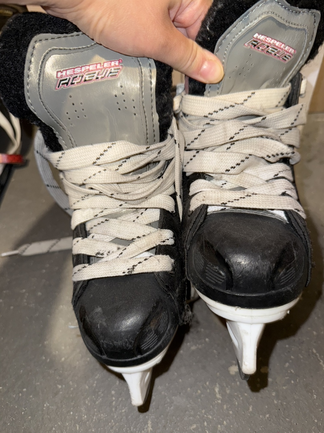 Hockey Skates & Knee Pads Bundle for $20