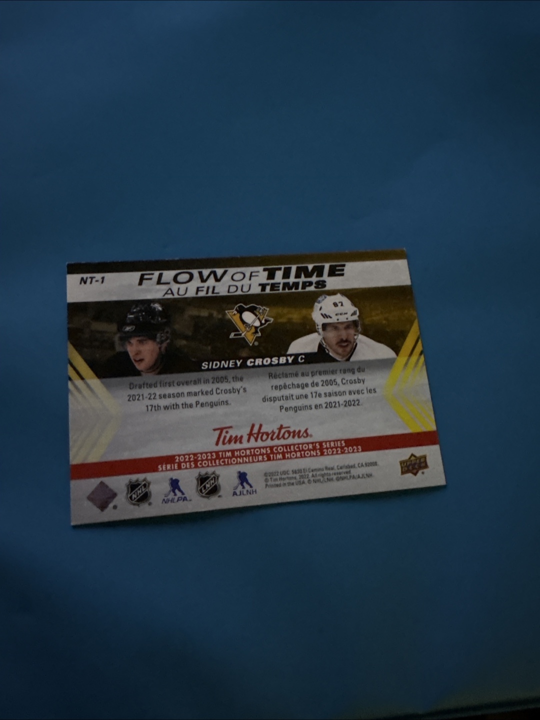 Flow of Time Tim’s hockey card Hockey Card - photo 4