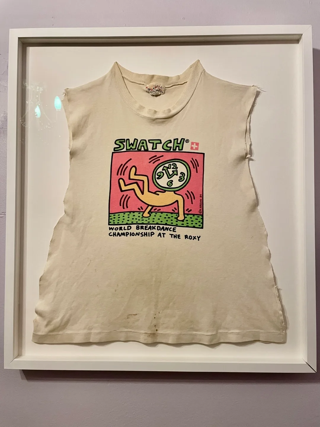 Kieth Haring 1984 Swatch Breakdance Art image indicator(2)