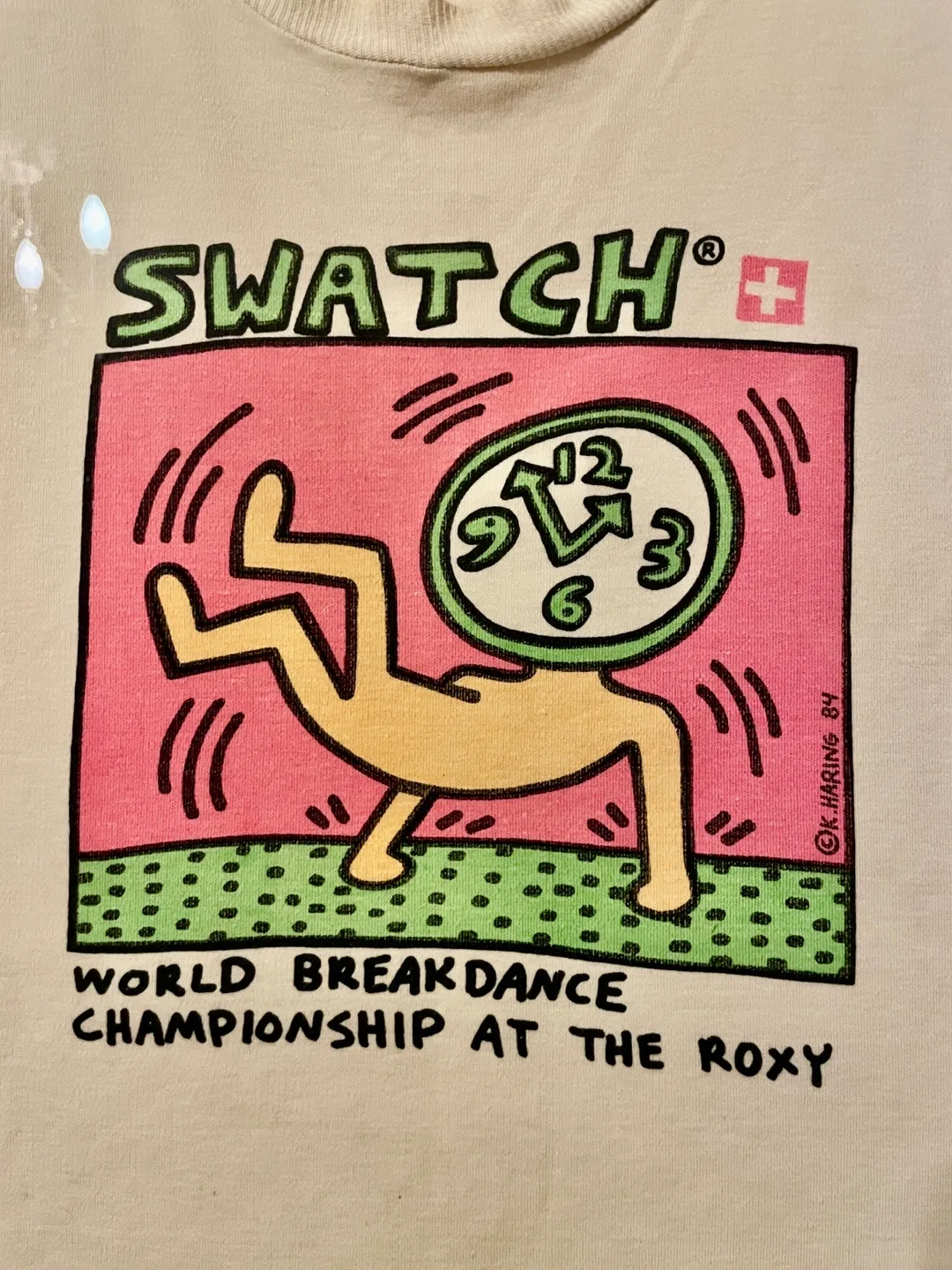 Kieth Haring 1984 Swatch Breakdance Art image indicator(4)