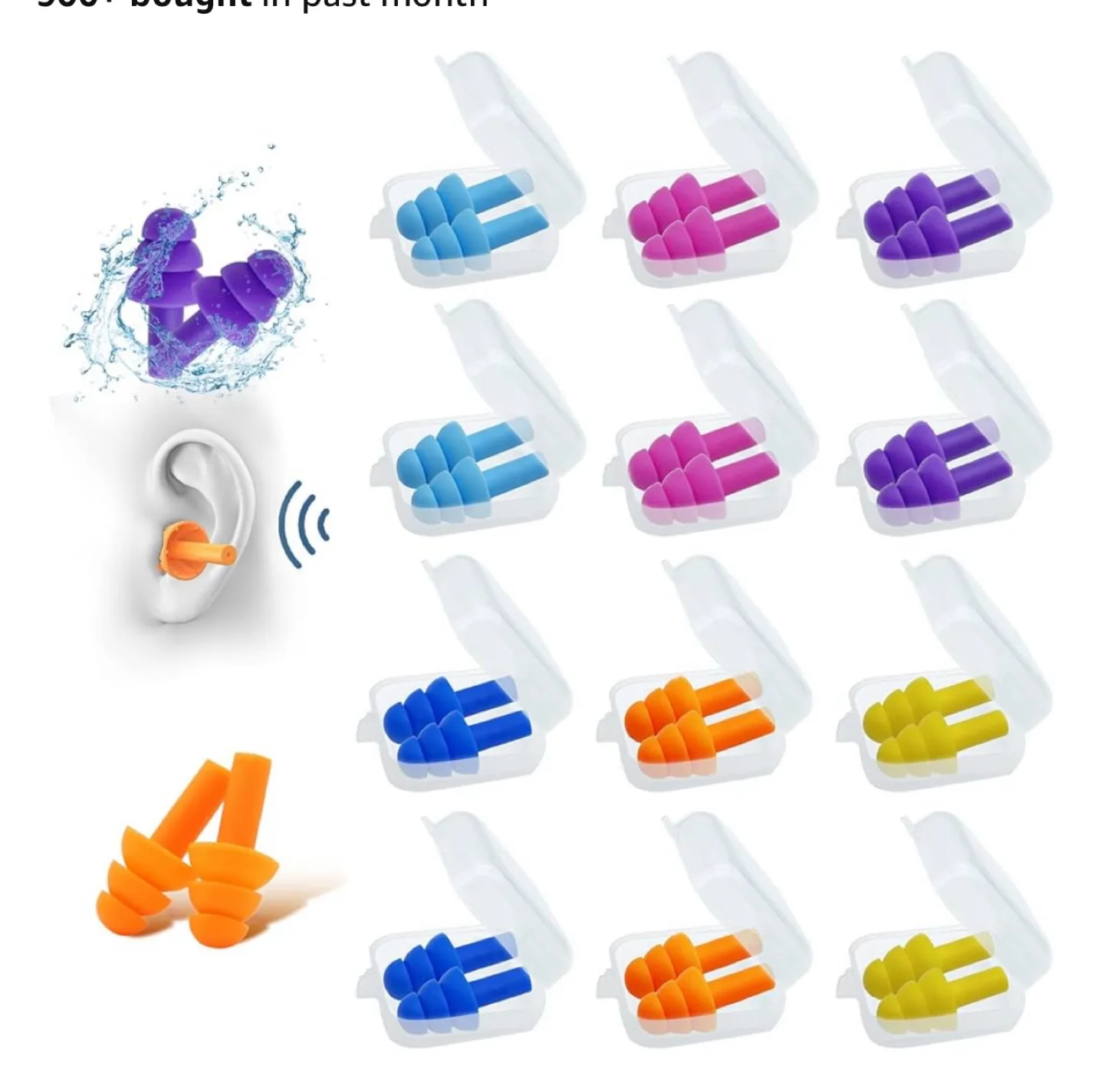 Multi-Coloured Earplugs image indicator(2)