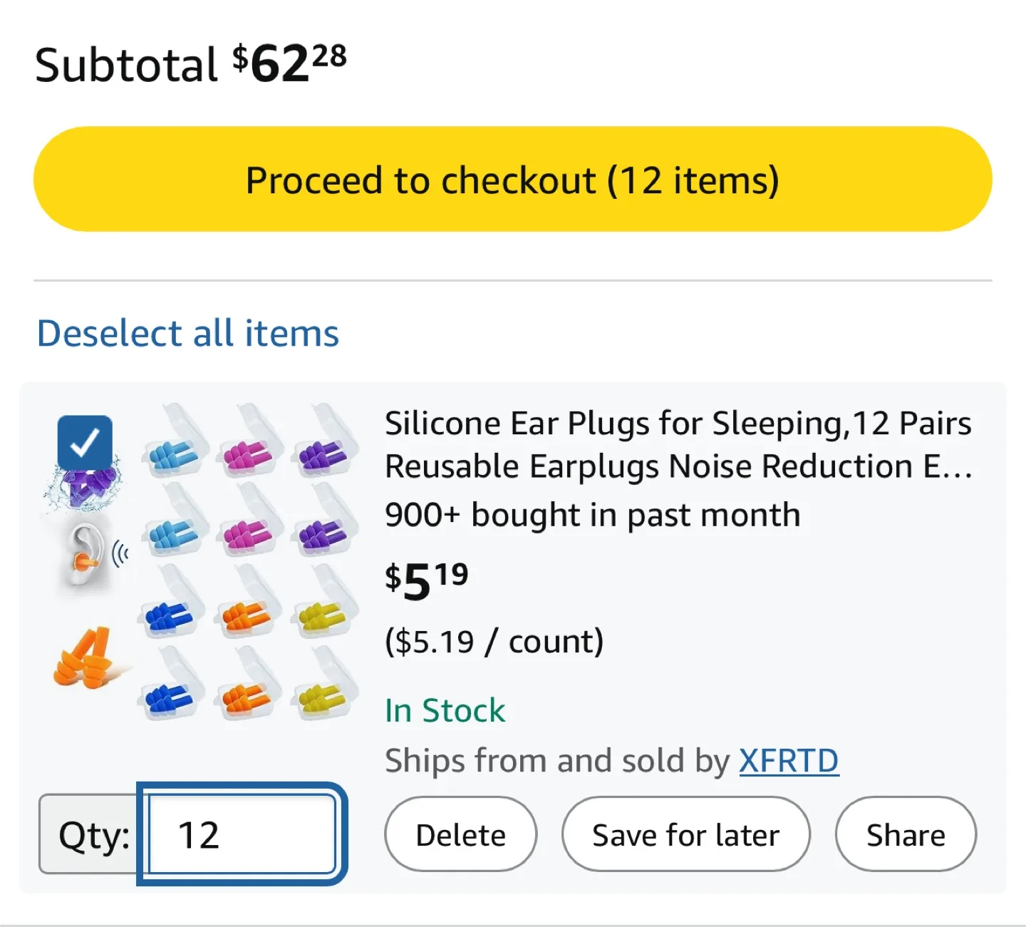 Multi-Coloured Earplugs image indicator(7)
