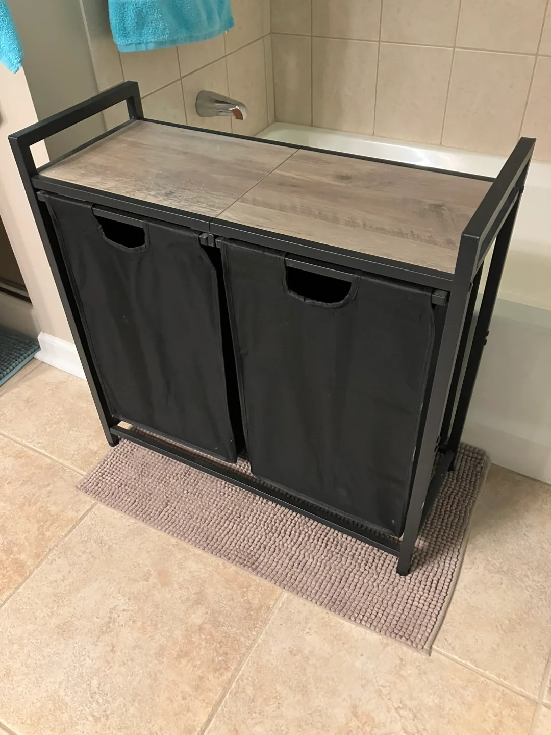 Laundry Hamper with Top Shelf thumbnail