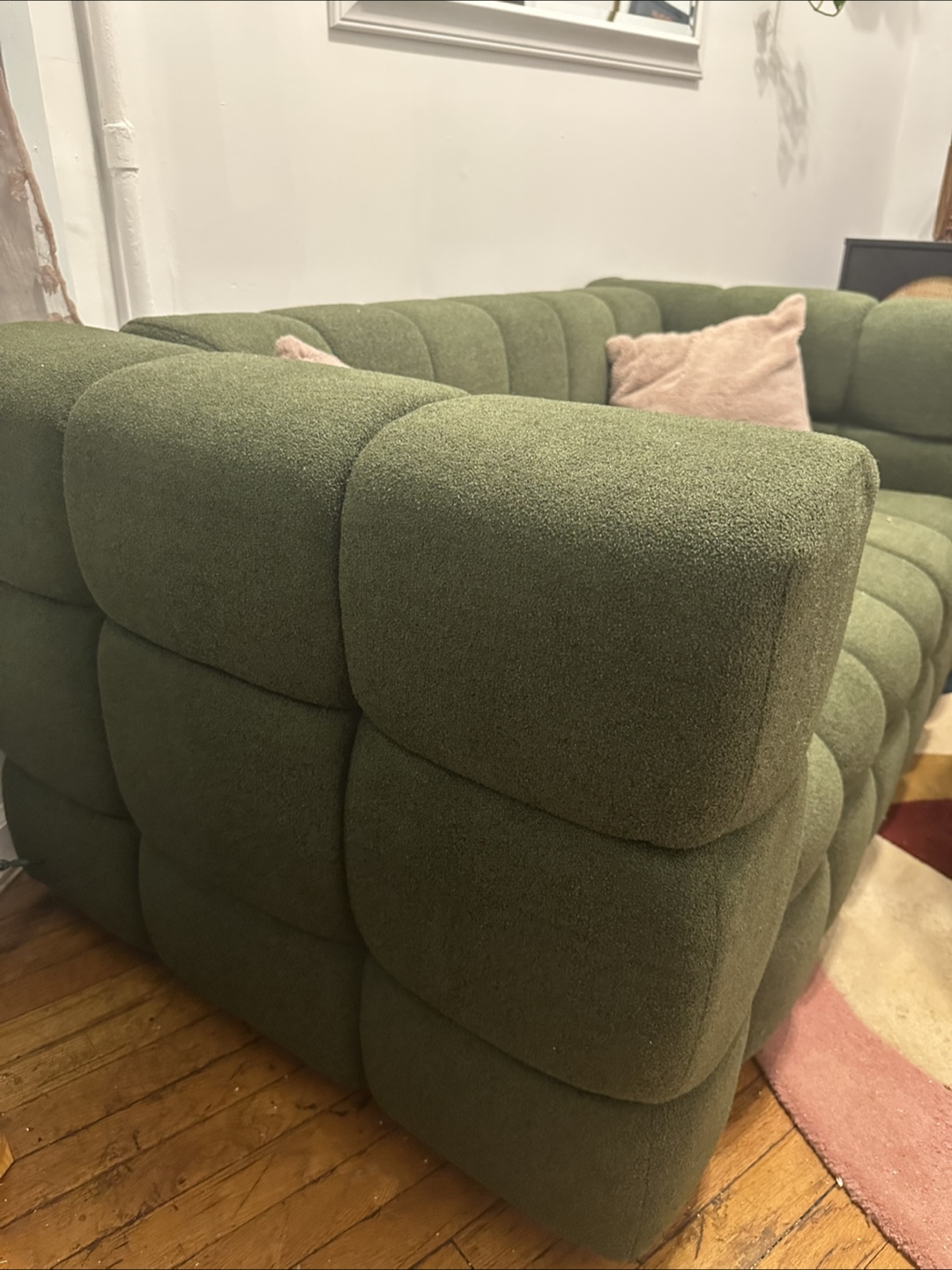 Green Modular Sofa 61” - photo 3