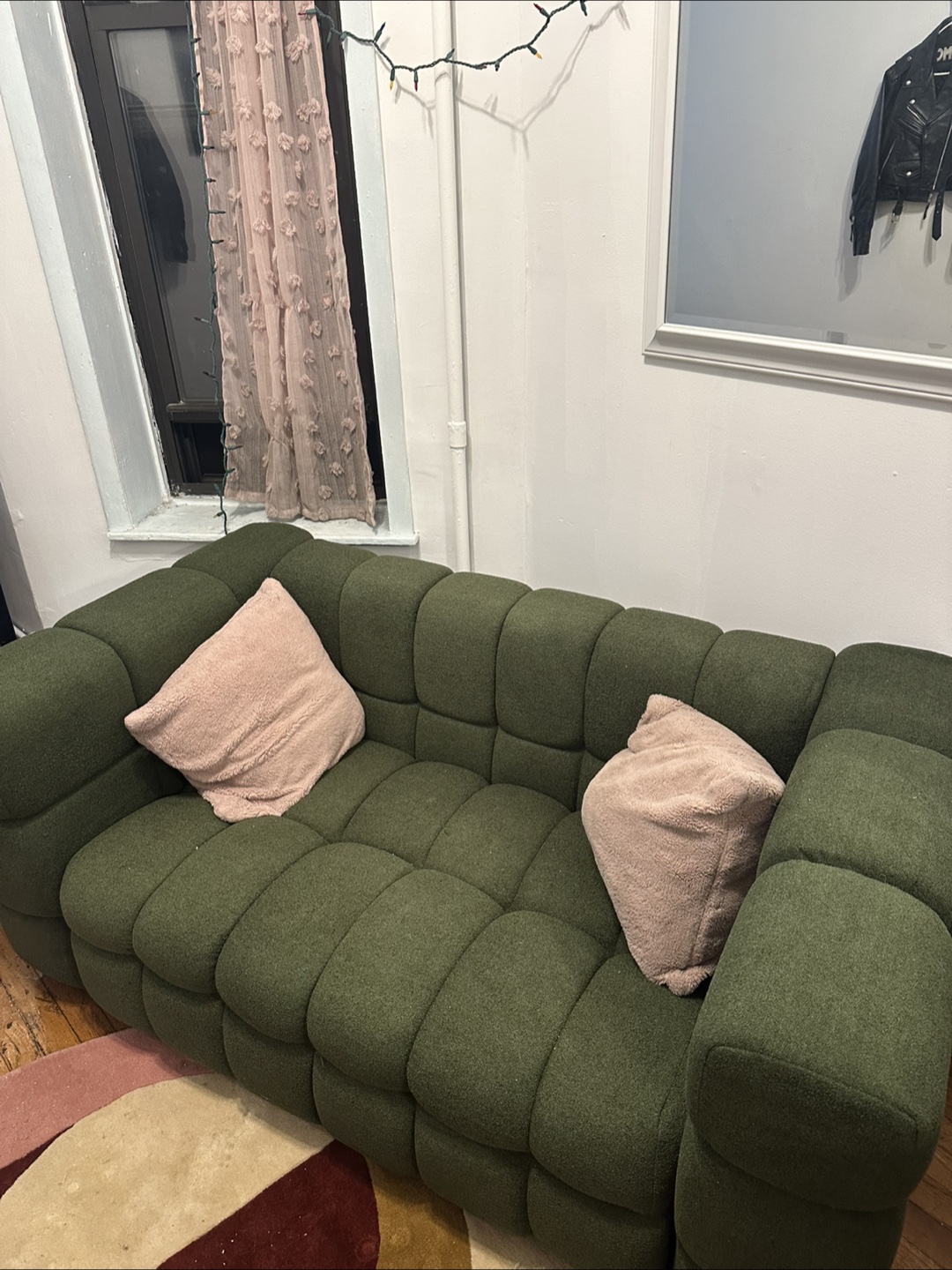 Green Modular Sofa 61”
