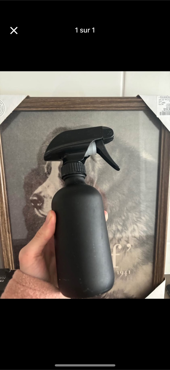 Black Spray Bottle
