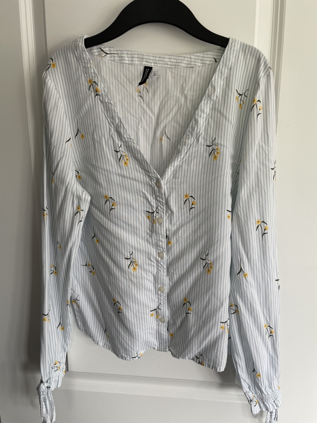 Striped floral blouse - photo 2