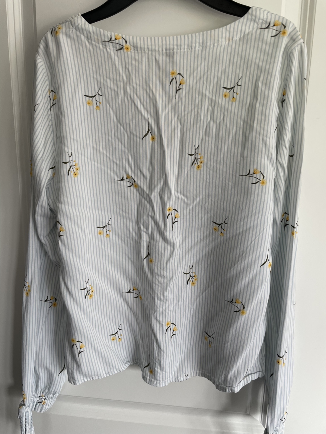 Striped floral blouse - photo 4
