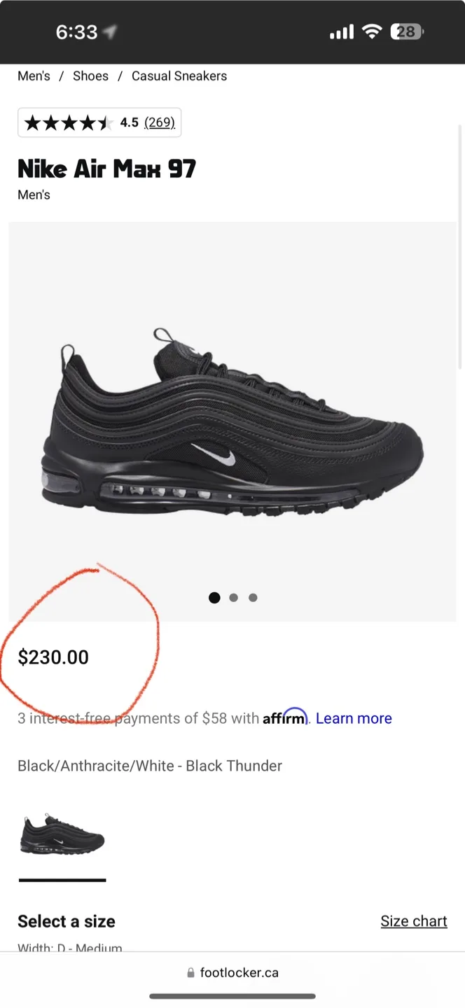 Nike Air Max 97 Sneakers image indicator(2)