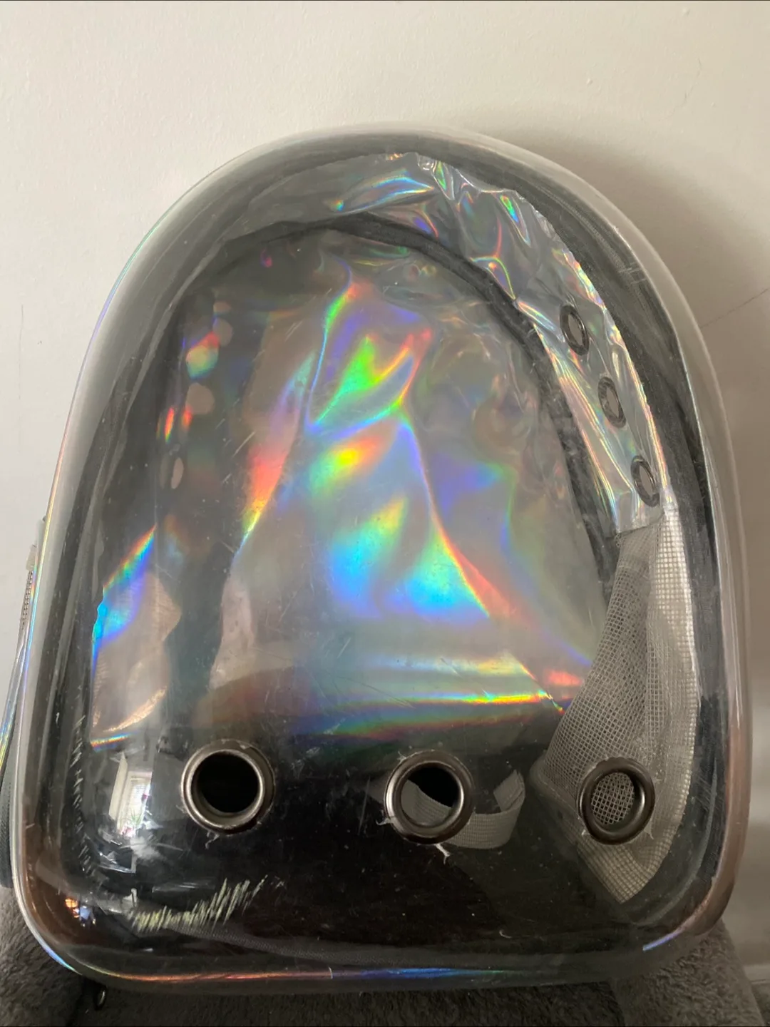 Holographic Pet Backpack thumbnail