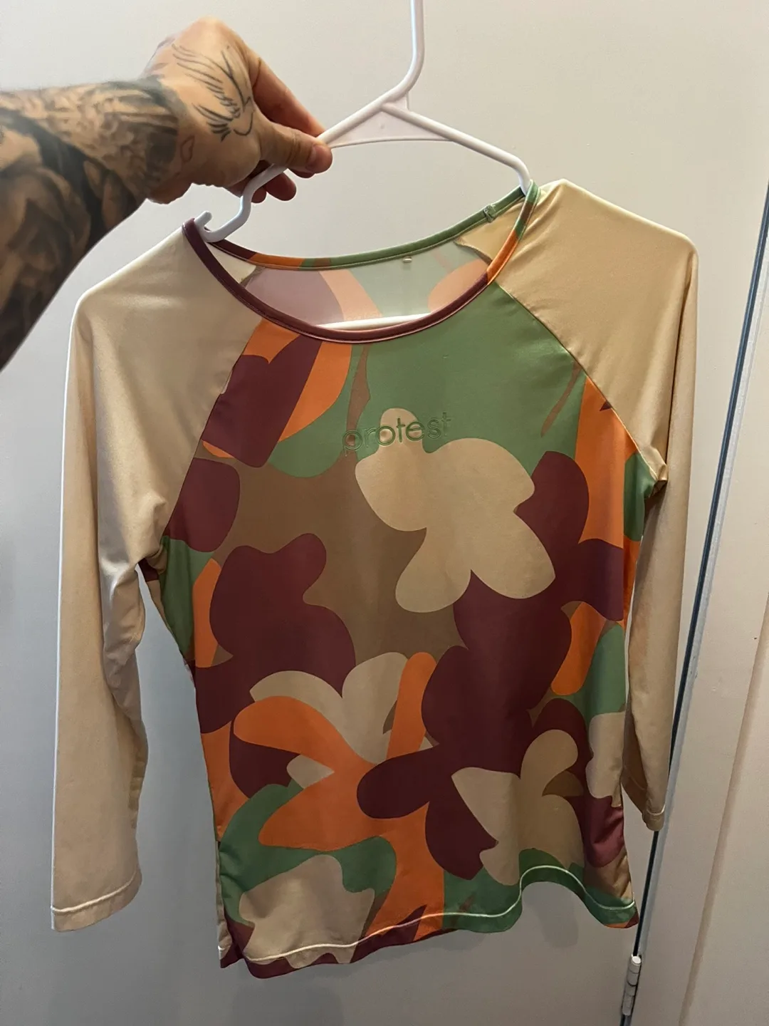 Protest Long Sleeve Camouflage Shirt thumbnail