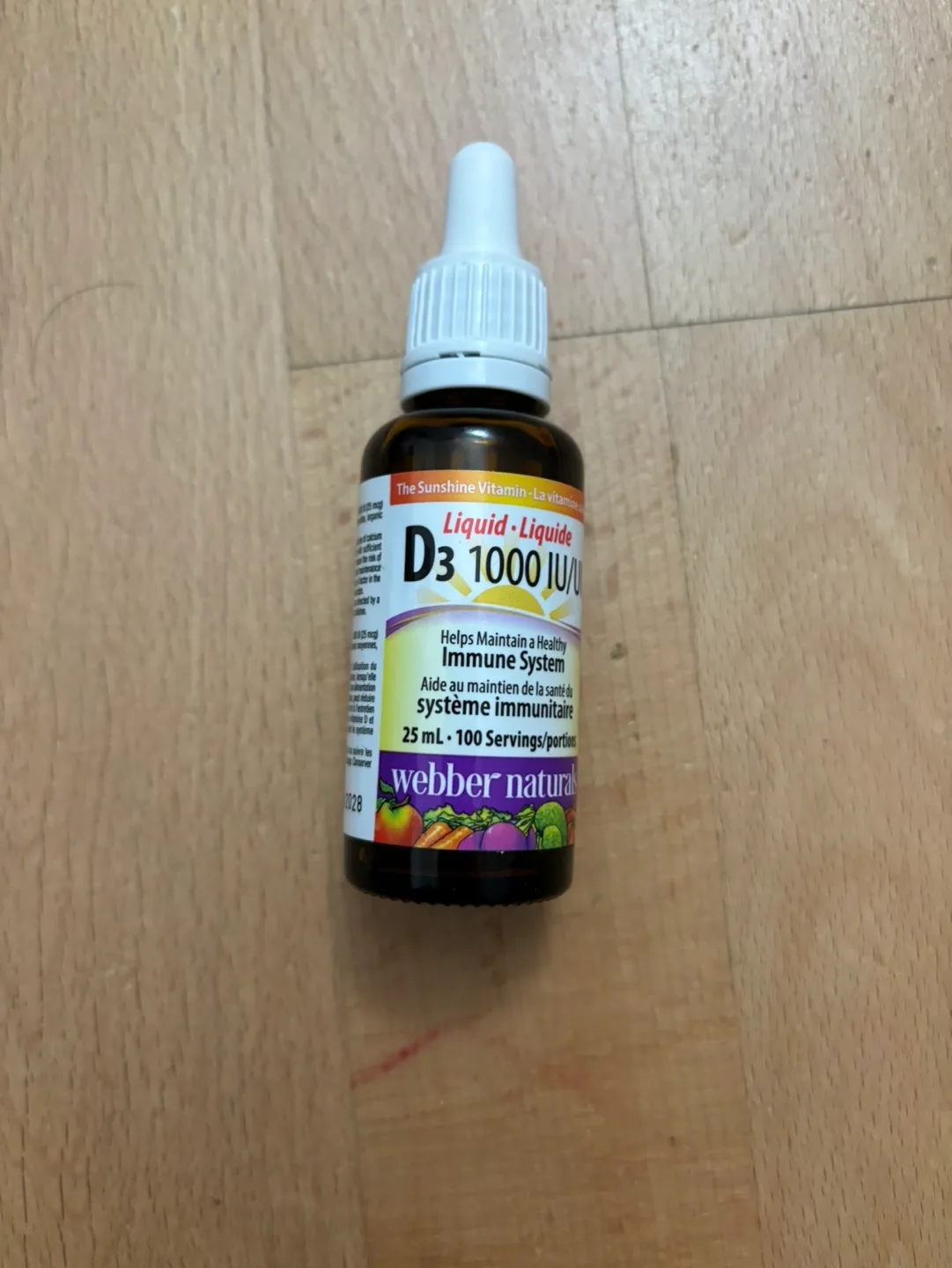 Webber Naturals Vitamin D3 Liquid thumbnail