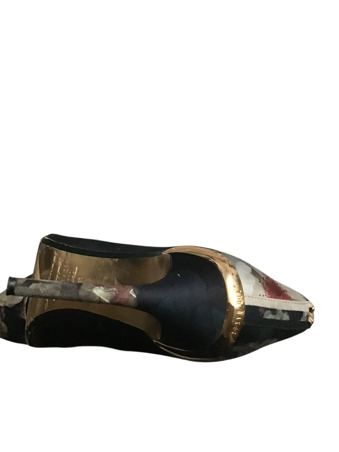 Ted Baker satin Floral Print Stiletto Heels image indicator(6)