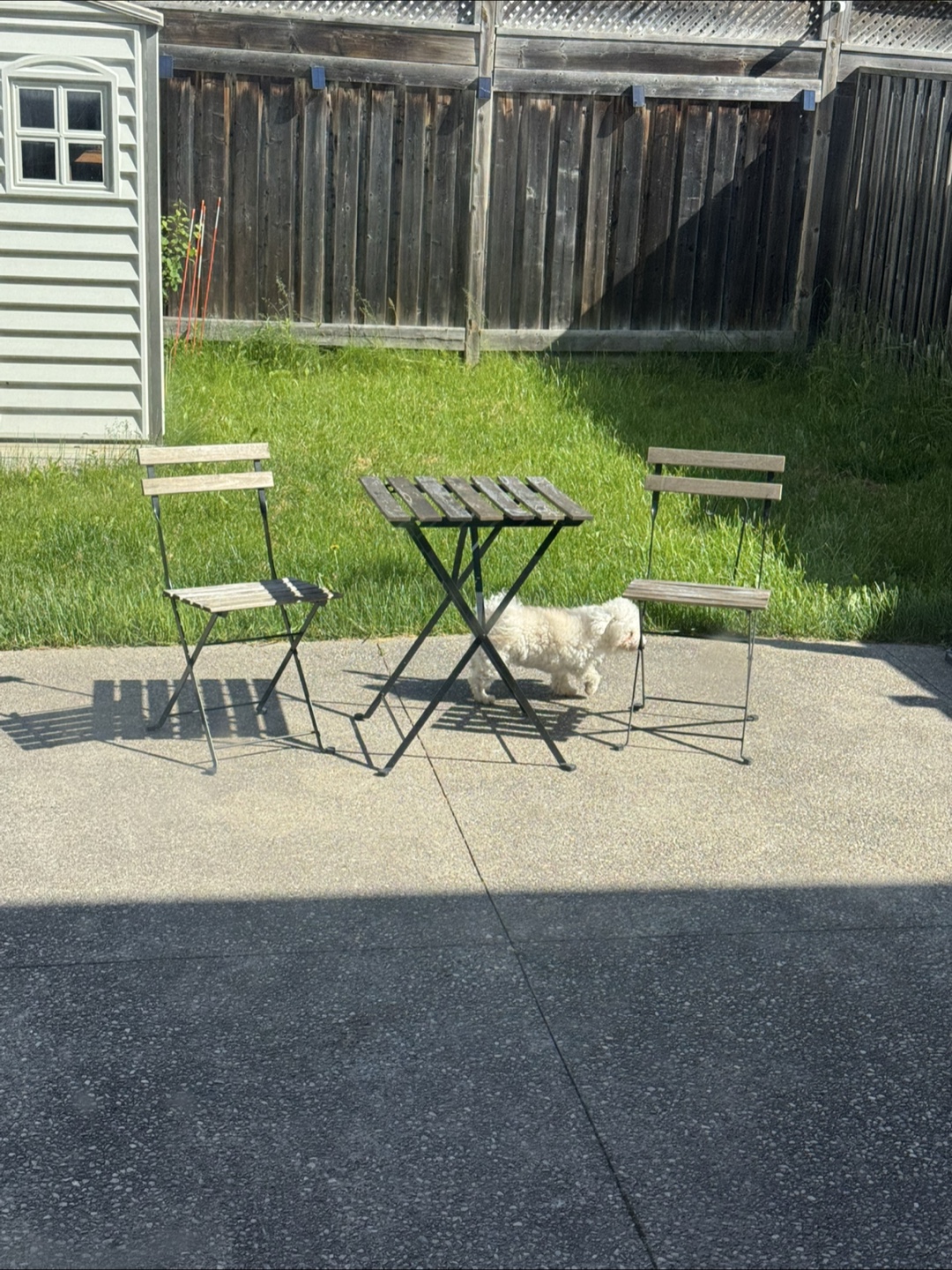 Outdoor table and chairs set IKEA