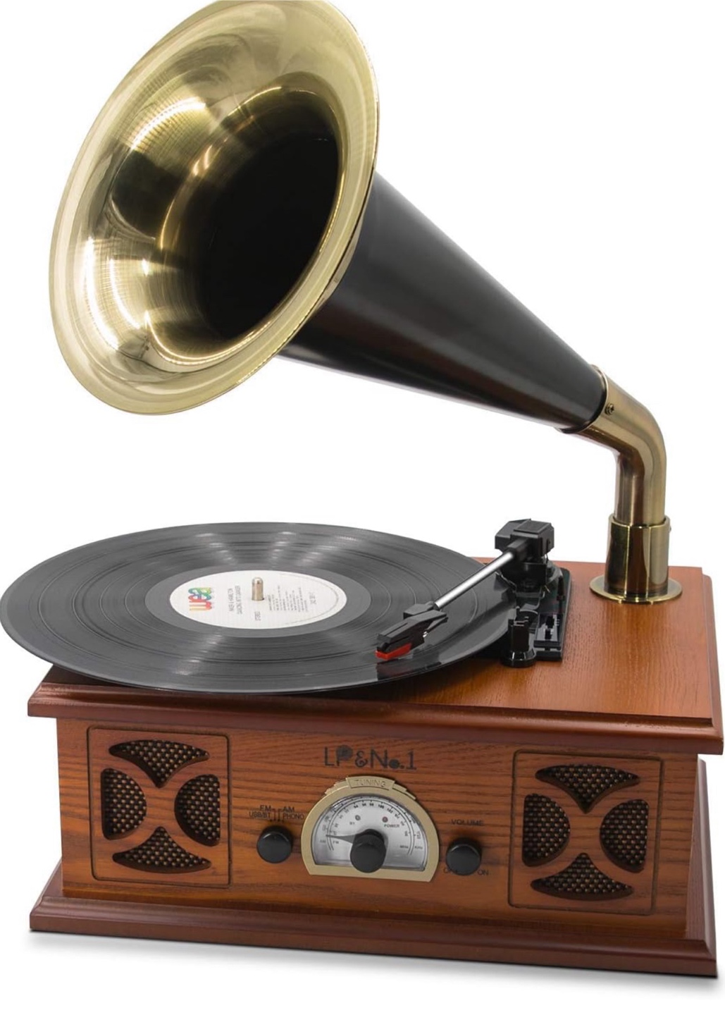 LP&NO.1 Vintage Record Player