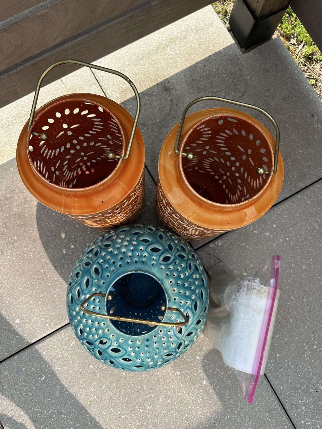 Decorative Lanterns (metal w/candles) - photo 2