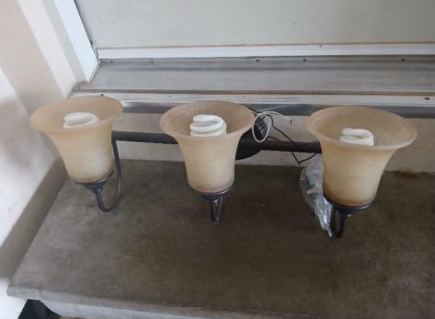 Triple Vanity Light Fixture