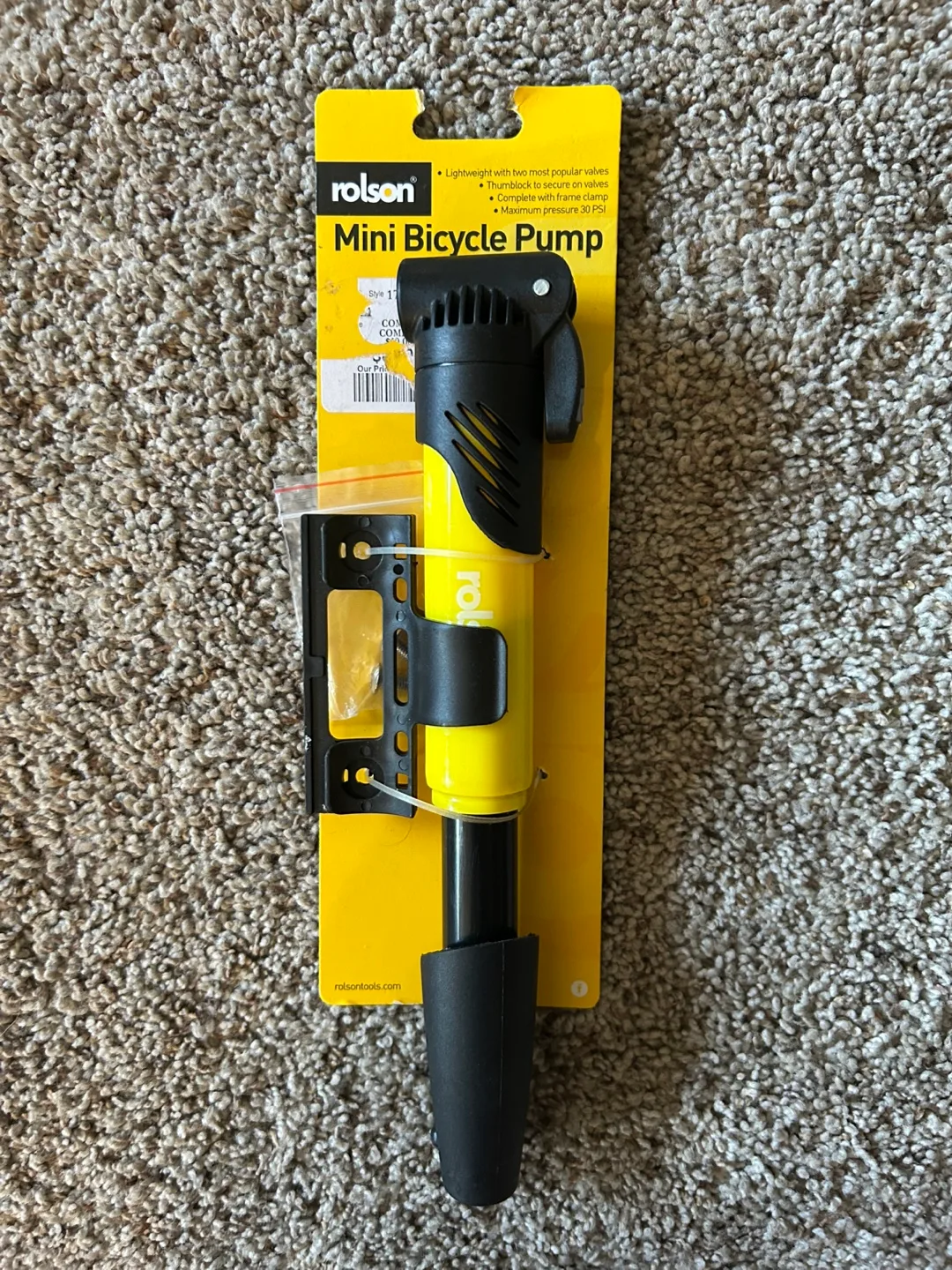 Rolson Mini Bicycle Pump thumbnail