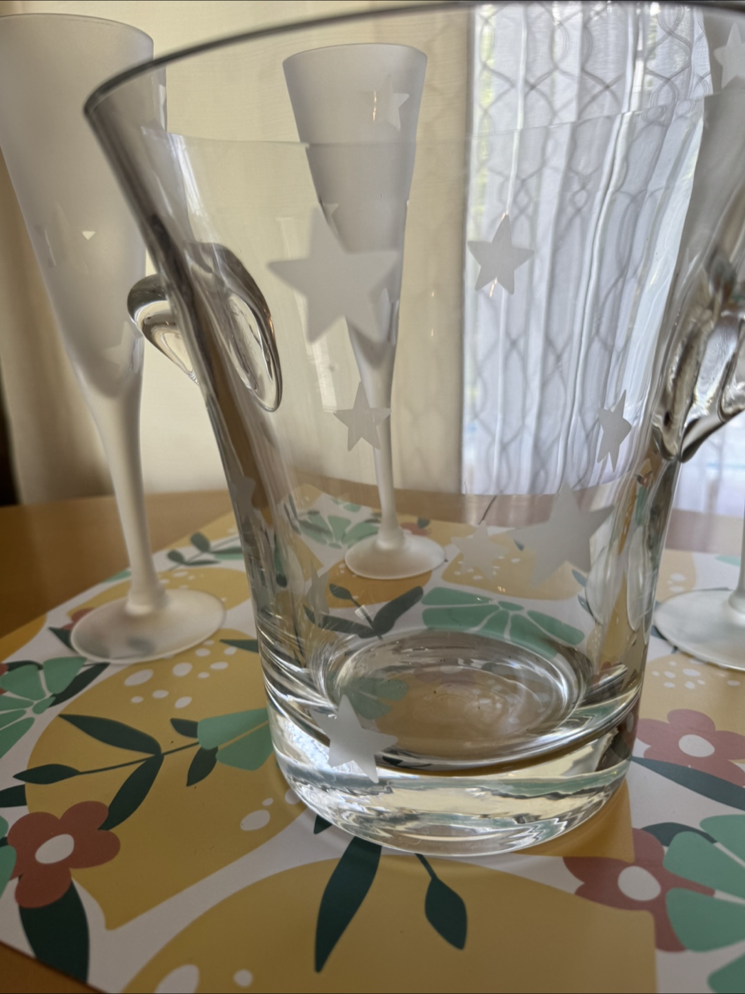 Champagne Flutes and Ice Bucket Set - photo 2