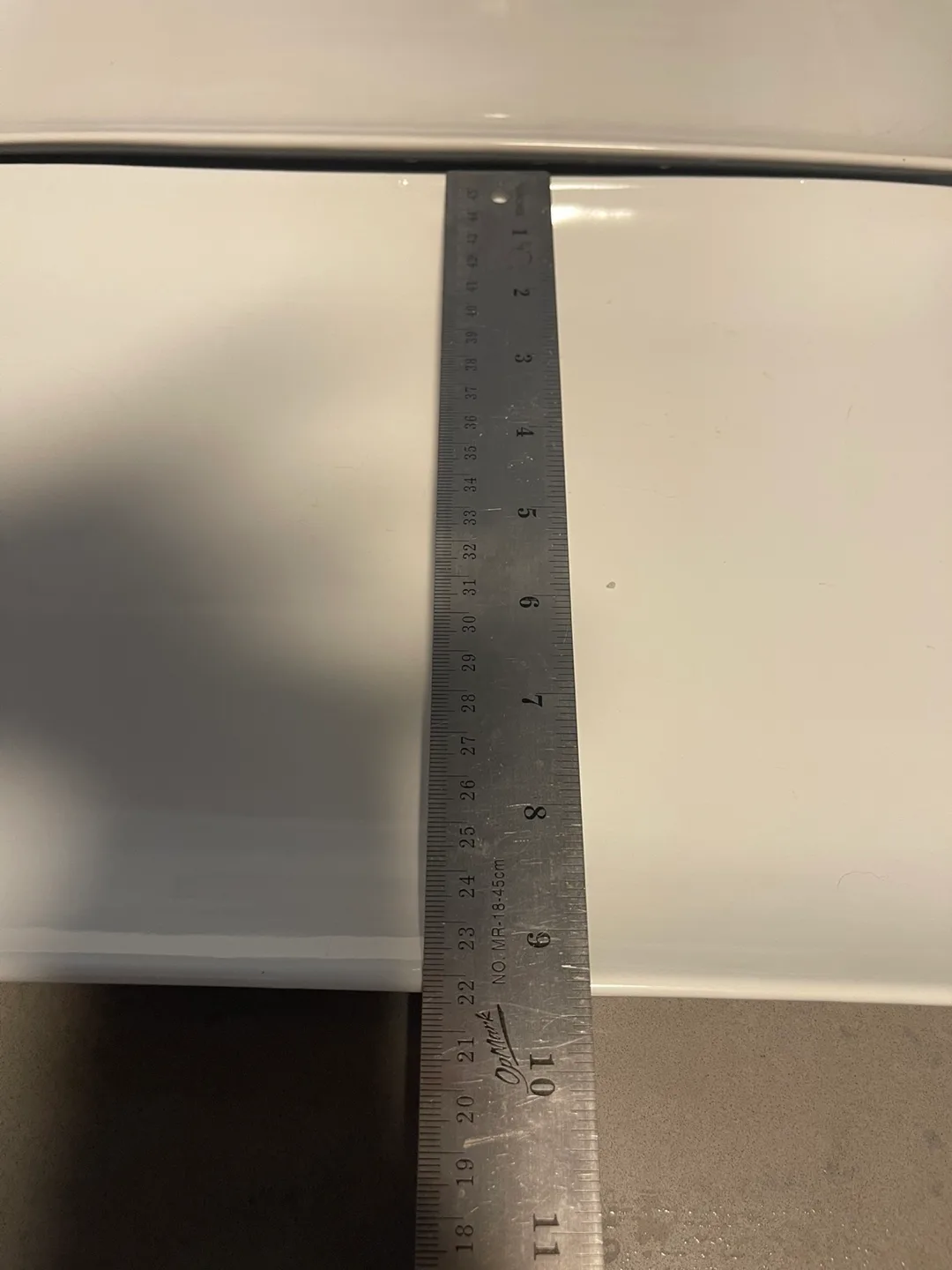 Pair of Rectangular White Porcelain Platters like new 15x9” image indicator(4)