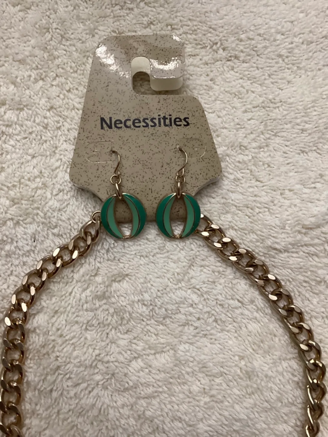 COSTUME STATEMENT NECKLACE/EARRINGS SET image indicator(2)