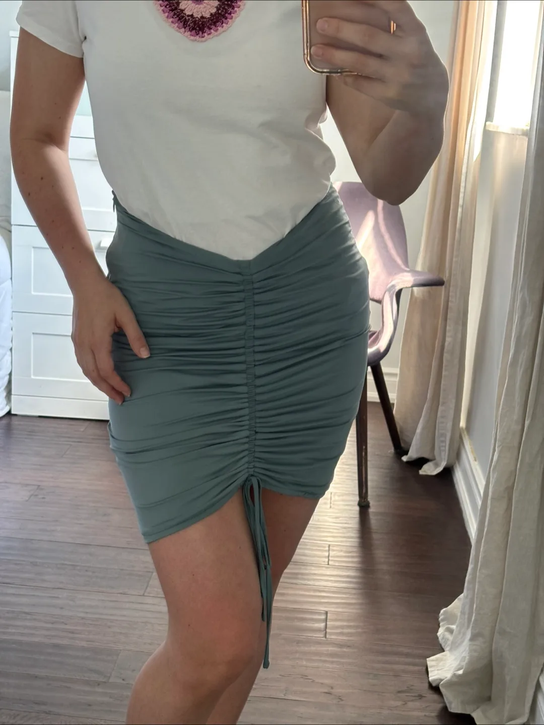 Missguided | Ruched Skirt - US 2 thumbnail